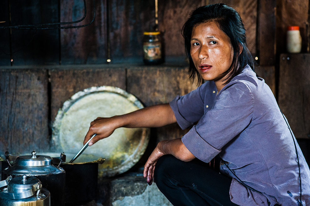 Kobieta z Lungbun (Mizoram) (Mizoram i Manipur)